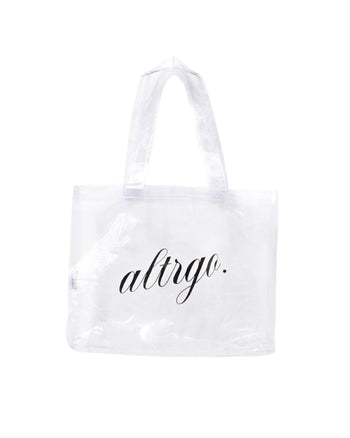 maxi tote bag de pvc hecha a mano por altrgo